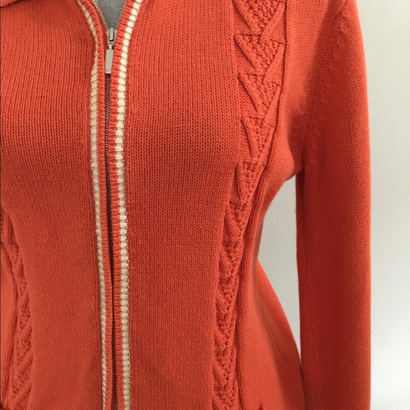 Faconnable Zip-up Cardigan Sweater Small - Picture 2 of 3